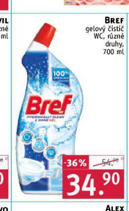 Rossmann Bref gelový čistič wc nabídka