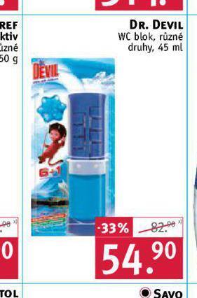Rossmann Dr. devil wc blok nabídka