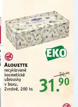 Rossmann Alouette recyklované kosmetické ubrousky nabídka