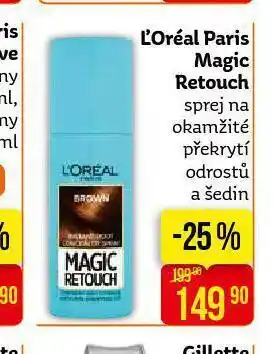 Teta L'oréal paris magic retouch sprej na okamžité překrytí odrostů nabídka