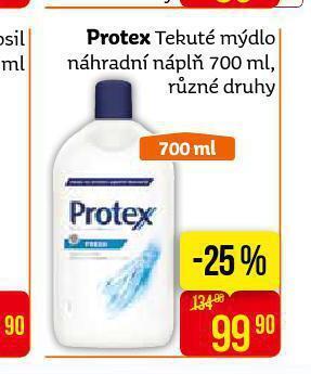 Teta Protex tekuté mýdlo nabídka