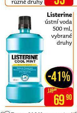 Teta Listerine ústní voda nabídka