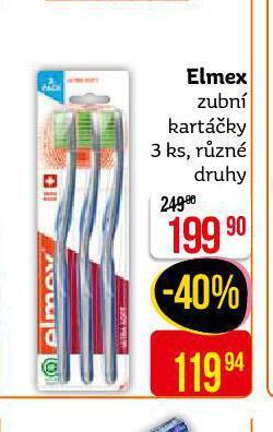 Teta Elmex zubní kartáčky nabídka