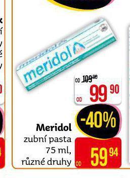 Teta Meridol zubní pasta nabídka