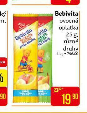 Teta Bebivita ovocná oplatka nabídka