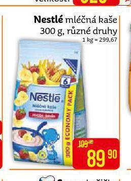 Teta Nestlé mléčná kaše nabídka
