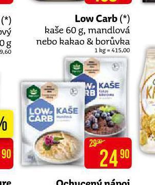 Teta Low carb kaše nabídka