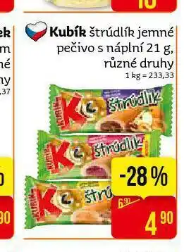 Teta Kubík štrúdlík nabídka