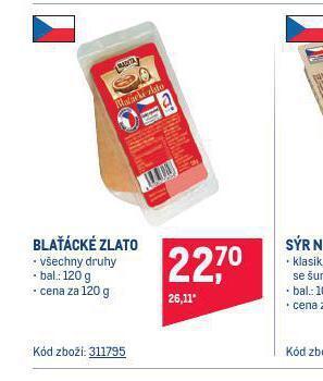 Makro Blaťácké zlato nabídka