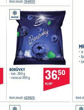 Makro Borůvky nabídka