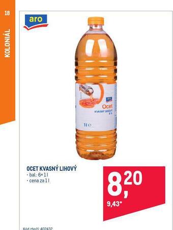 Makro Ocet kvasný lihový nabídka