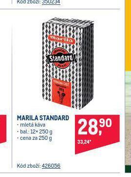 Makro Káva marila nabídka