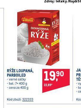 Makro Rýže loupaná nabídka