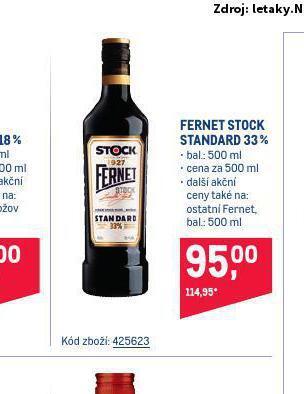 Makro Fernet stock nabídka