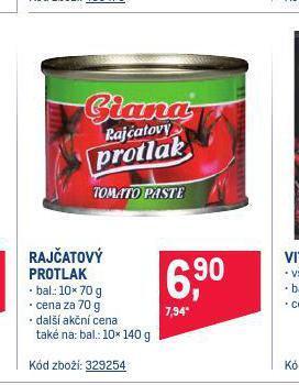 Makro Rajčatový protlak nabídka