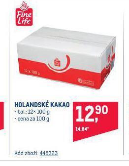 Makro Holandské kakao nabídka