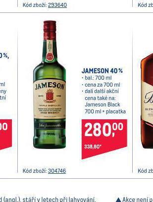 Makro Jameson nabídka