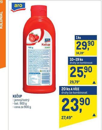 Makro Kečup nabídka