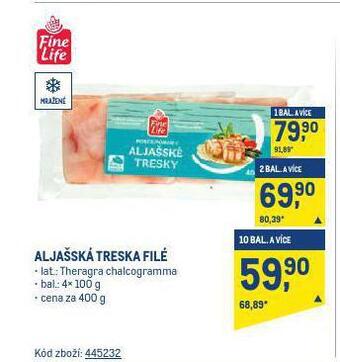 Makro Aljašská treska nabídka
