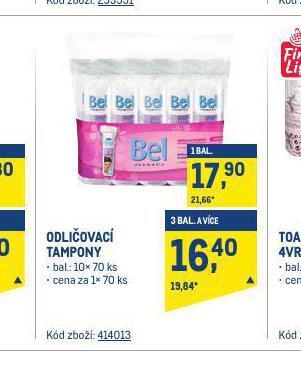 Makro Odličovací tampony nabídka