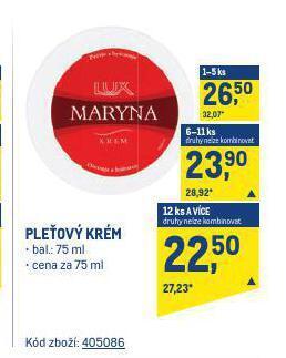 Makro Pleťový krém nabídka