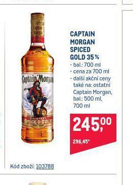 Makro Captain morgan nabídka