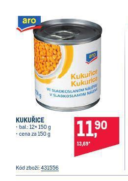 Makro Kukuřice nabídka
