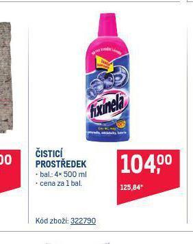 Makro Fixinela čisticí prostředek nabídka