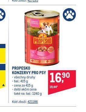 Makro Propesko konzerva pro psy nabídka