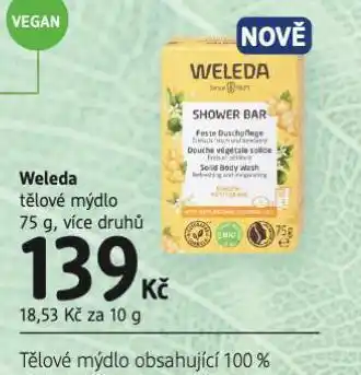 dm drogerie Weleda tělové mýdlo nabídka