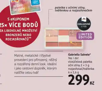 dm drogerie Gabriella salvete paletka nabídka