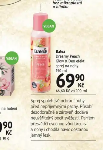 dm drogerie Balea sprej na nohy nabídka