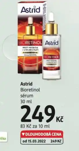 dm drogerie Astrid bioretinol sérum nabídka