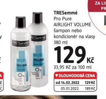 dm drogerie Tresemmé šampon nabídka