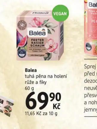 dm drogerie Balea tuhá pěna na holení nabídka