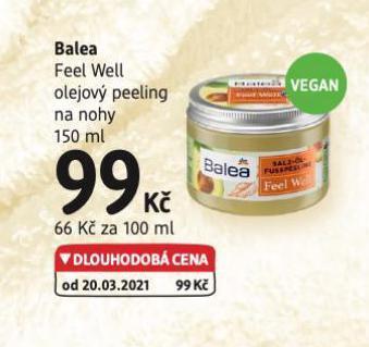dm drogerie Balea olejový peeling na nohy nabídka