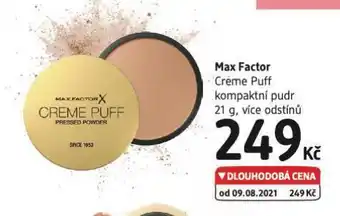 dm drogerie Max factor pudr nabídka