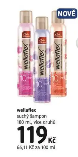dm drogerie Wellaflex suchý šampon nabídka