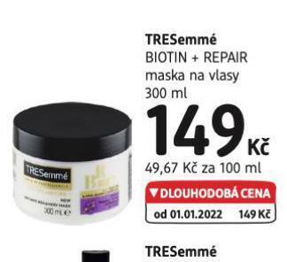 Tresemmé maska na vlasy