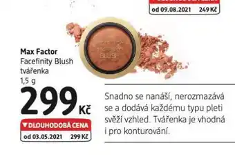 dm drogerie Max factor tvářenka nabídka