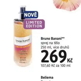 dm drogerie Bruno banani sprej na tělo nabídka