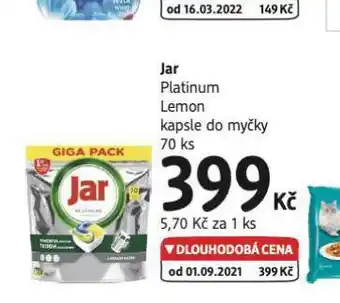Jar kapsle do myčky