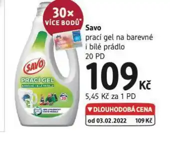 dm drogerie Savo prací gel nabídka