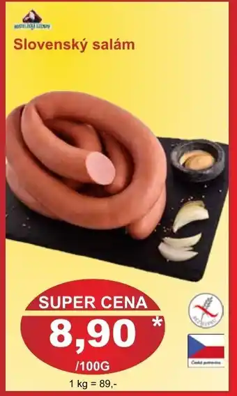 PLUS JIP Slovenský salám 100g nabídka