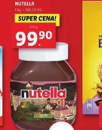 Lidl Nutella nabídka