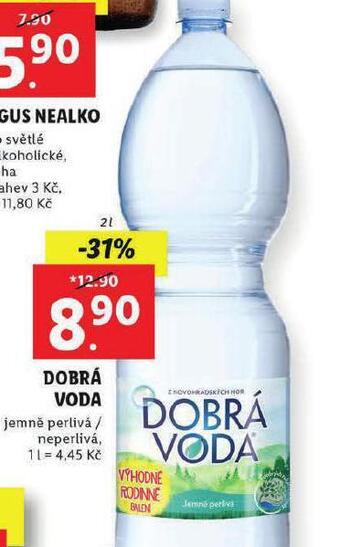 Lidl Dobrá voda nabídka