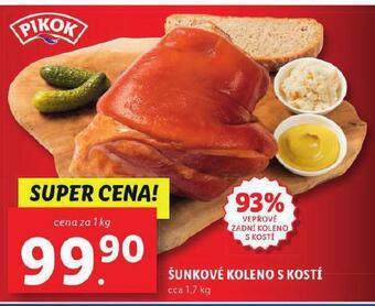 Lidl Šunkové koleno s kostí nabídka