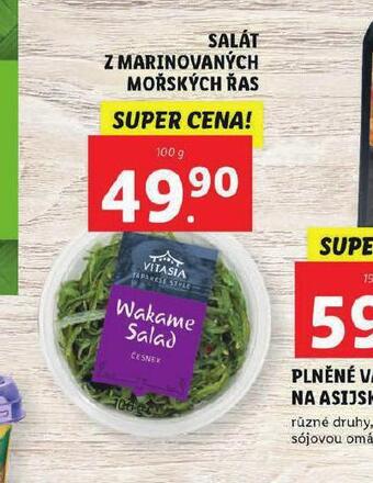 Lidl Salát z marinovaných mořských řas nabídka