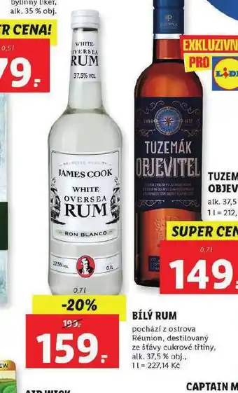 Lidl Bílý rum nabídka