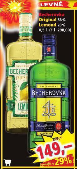 Norma Becherovka nabídka